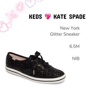 NIB | KEDS x KATE SPADE NY Glitter Sneaker
